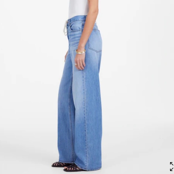 Madewell Low Slung Baggy Jeans: Airy Denim Edition - Picture 3 of 12